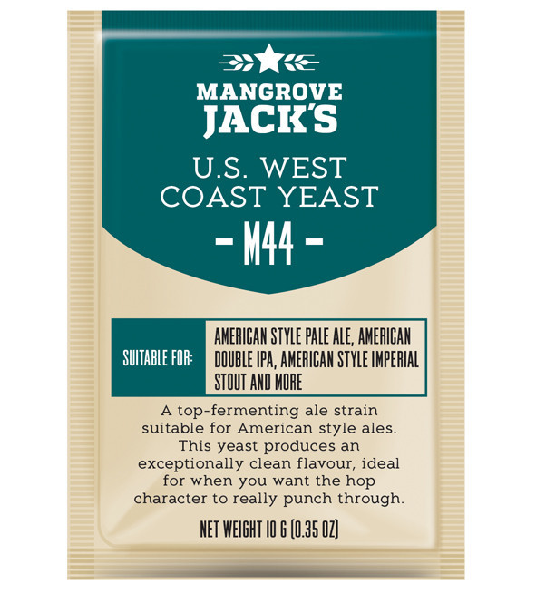 Пивні дріжджі Mangrove Jack's US West Coast Yeast M44. Дріжджі для елей.