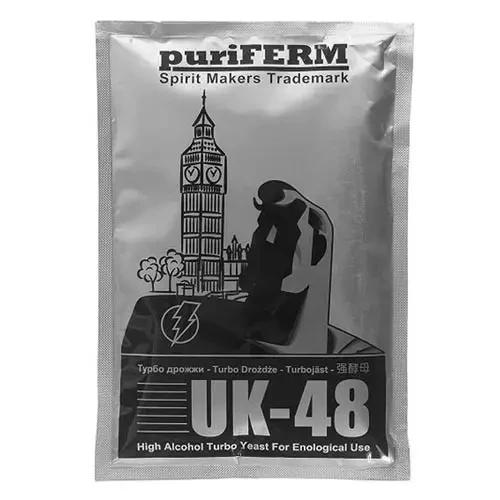 Турбо дріжджі для цукру Puriferm UK-48, Hambleton Brad, Великобританія