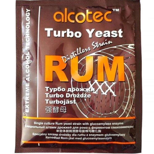 Турбо дріжджі для рома Alcotec Rum Turbo yeast – Алкотек Ром – Великобританія