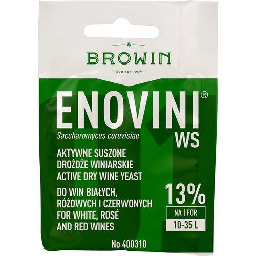Дріжджі винні Enovini WS. Browin Польща. Еновіні універсальні. Для всіх типів столових вин.