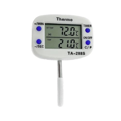 Термометр цифровий THERMO ТА-288s – короткий щуп 4 см – поворотний дисплей – звуковий сигнал